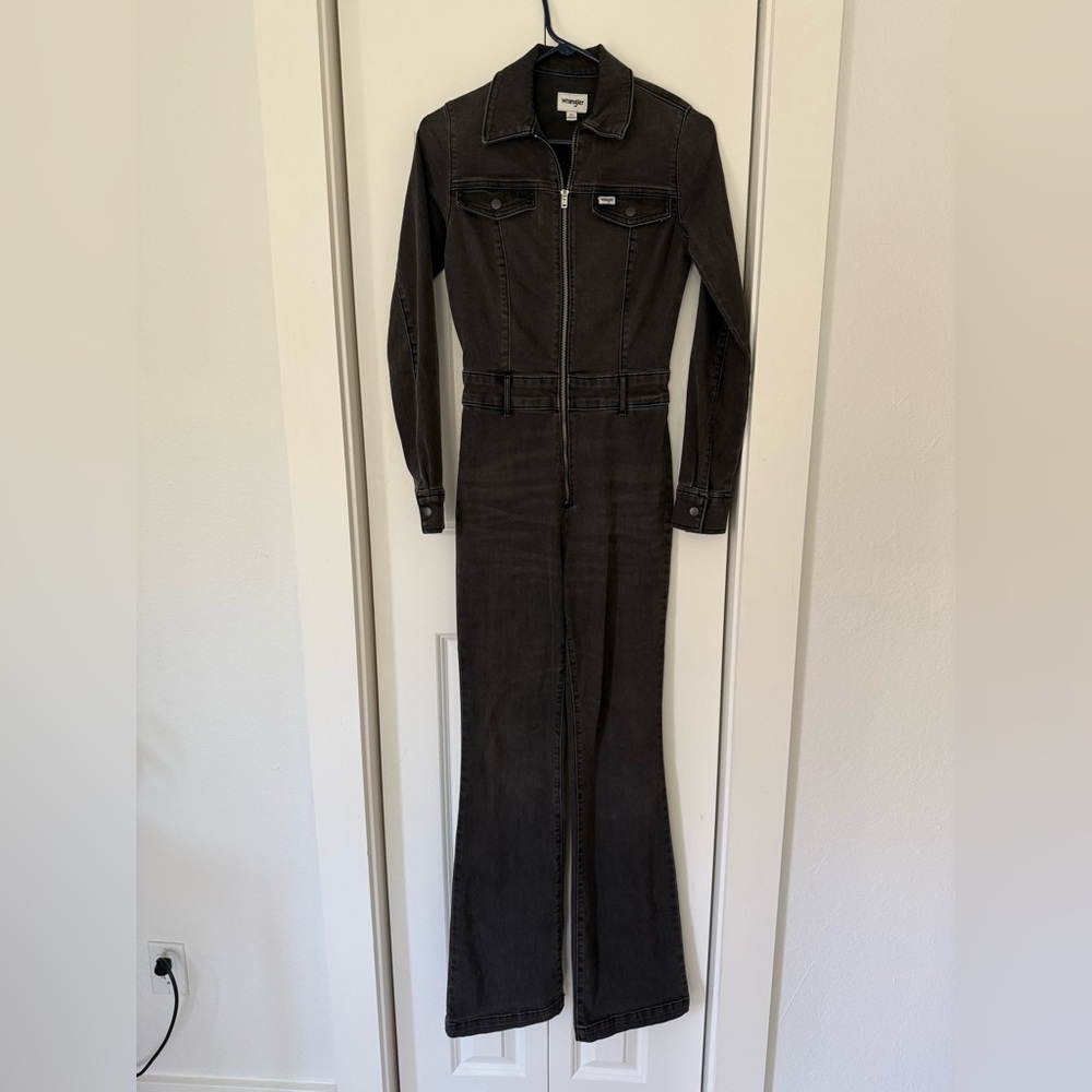 Wrangler Black Denim Catsuit jumpsuit - Picture 4 of 8